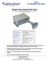 S-330 ENC Heated Air Horn