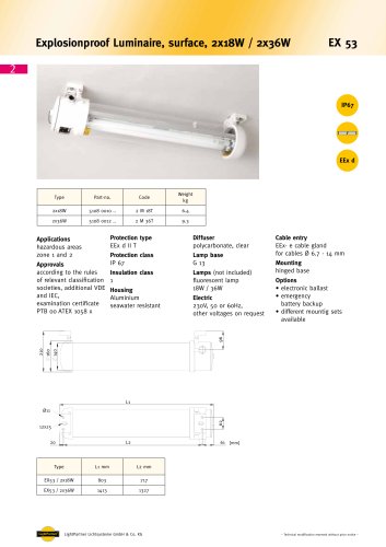 Explosionproof Luminaire EX 53