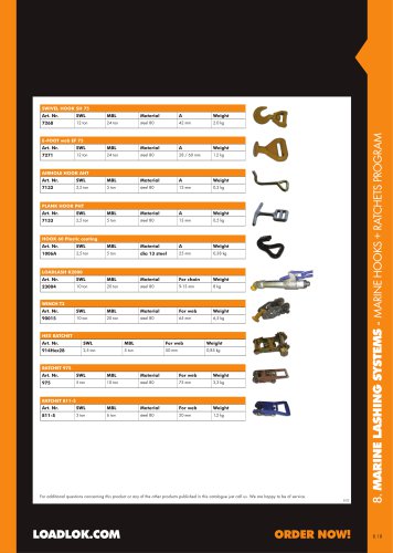 MARINE HOOKS