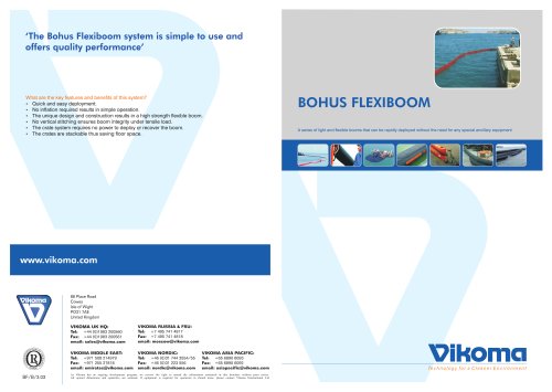 Bohus flexiboom Brochure