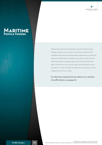 Maritime Profile fenders