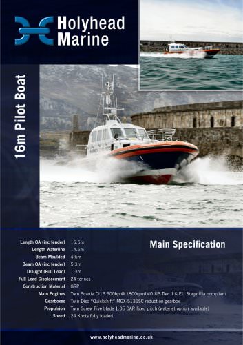 16m Pilot Boat