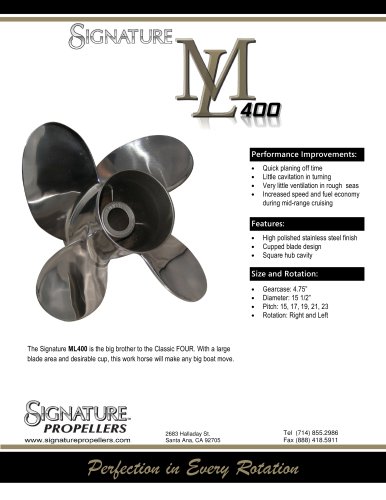 ML 400 BROCHURE