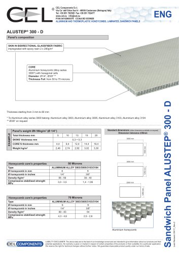 Sandwich Panel Alustep 300 D