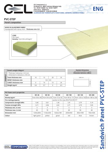 Sandwich panel PVC-STEP