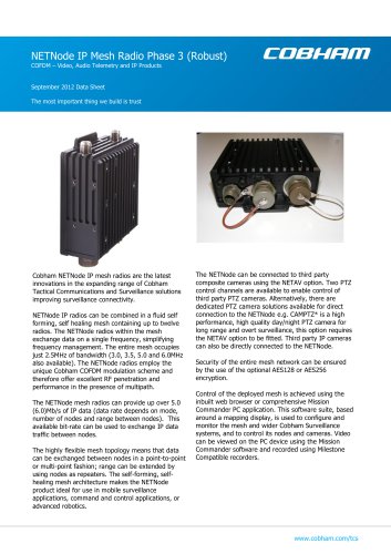 NETNODE IP Mesh Radio Phase Three Robust