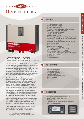 Powersine PSC2000-12-80 - PSC3500-24-70