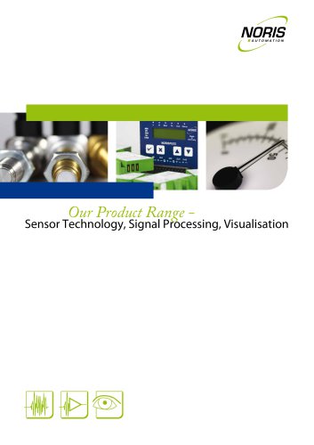 Our product range - Sensor Technology, Signal Processing and Visualisation