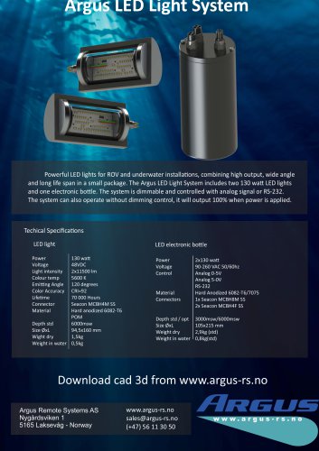 Argus LED Light System