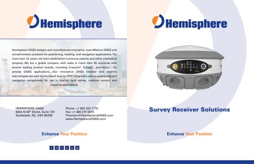 Survey Receiver Solutions Brochure