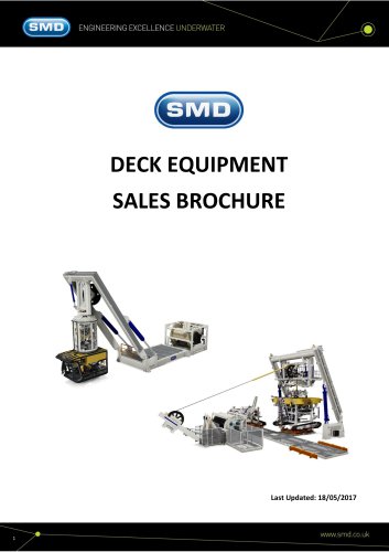DECK EQUIPMENT SALES BROCHURE