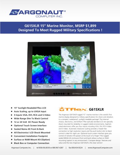 G615XLR 15"