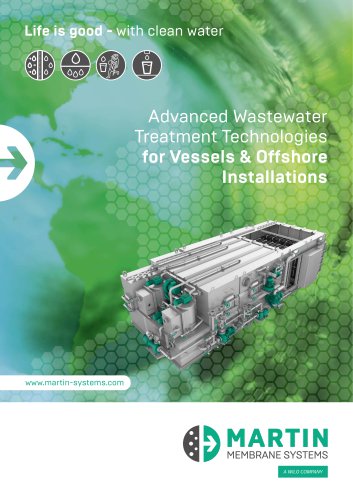 Advanced Wastewater Treatment Technologies for Vessels & Offshore Installations