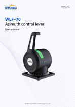 WLF-70_Azimuth control lever_User manual_EN_V1.1