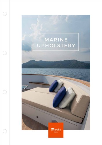 M A R I N E UPHOLSTERY
