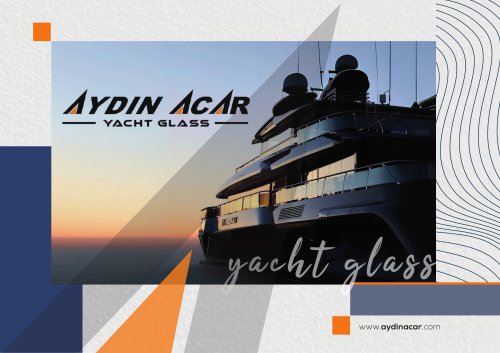 AYDIN ACAR YACHT GLASS CATALOGUE