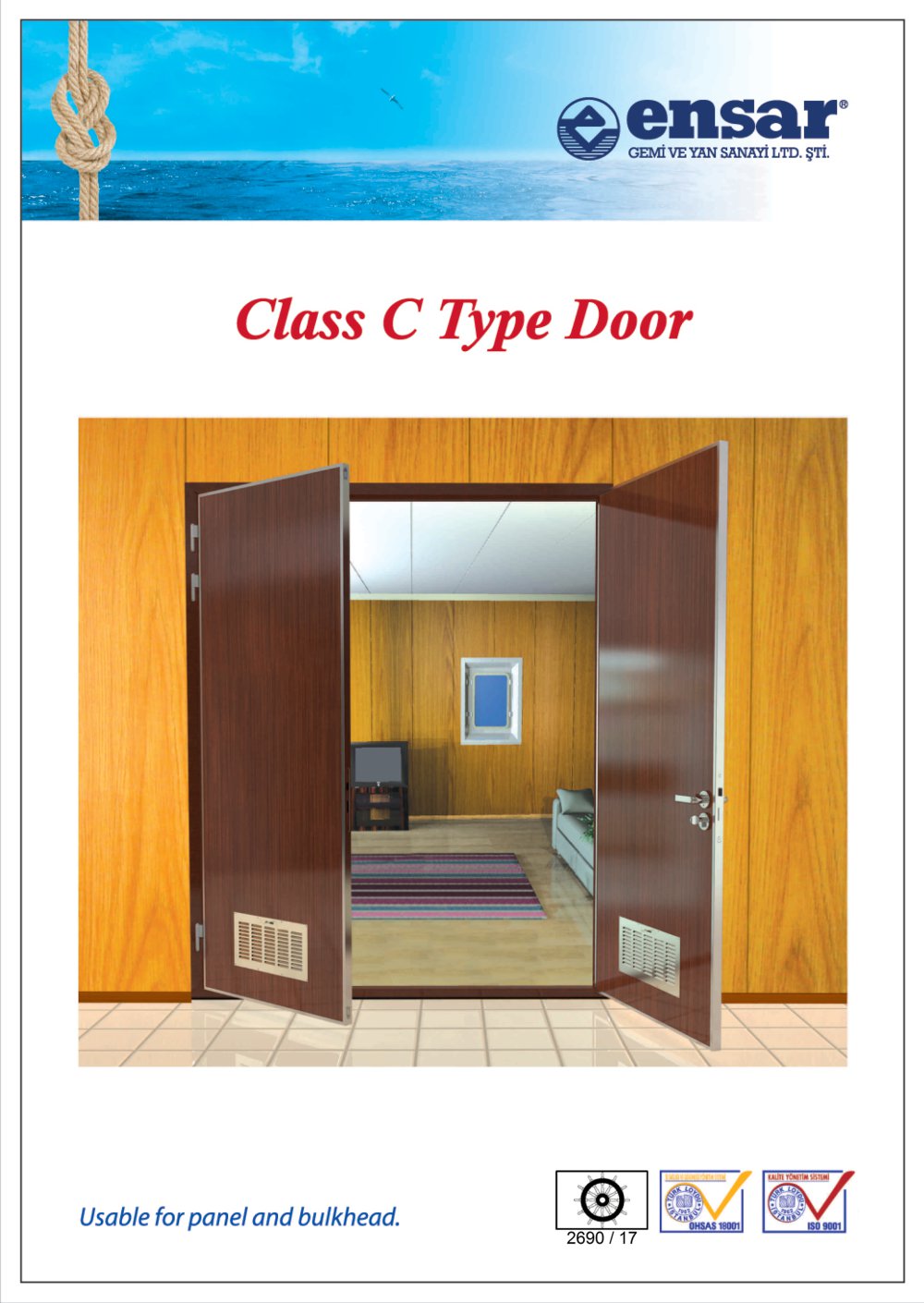 C Class Door - Ensar Gemi ve Yan Sanayi A. Ş.