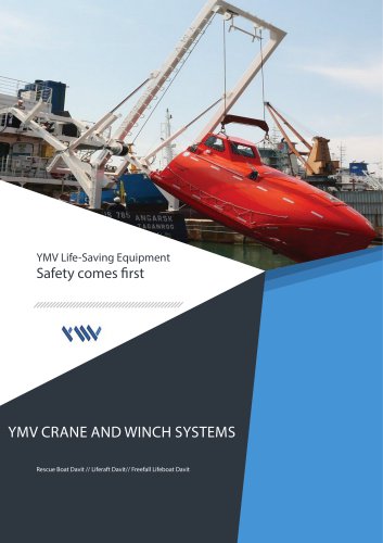 YMV Freefall Lifeboat Davit Brochure 2018