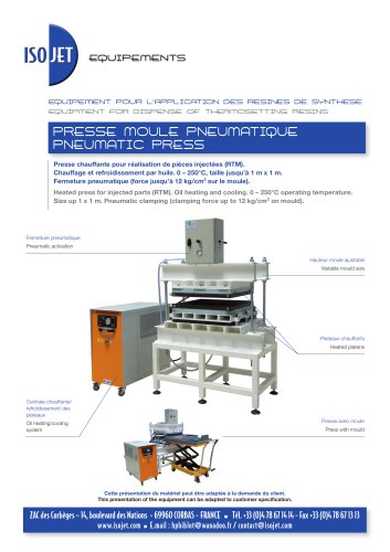 PRESSE MOULE PNEUMATIQUE