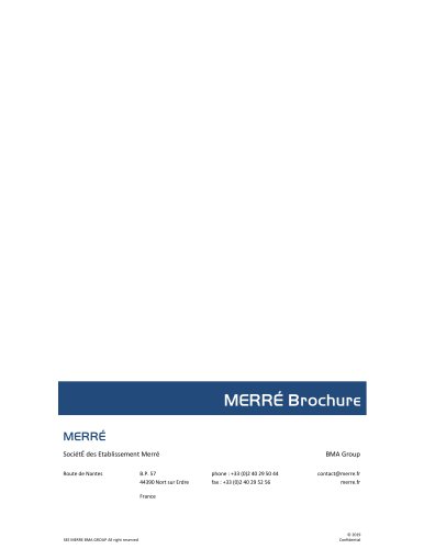 MERRÉ brochure