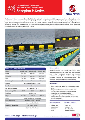 P-Series Fence Oil Containment Boom