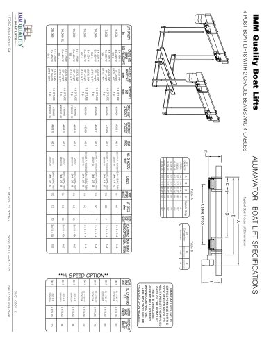 Alumavator Boat House Lift