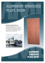 Aluminium Embossed Plate Door